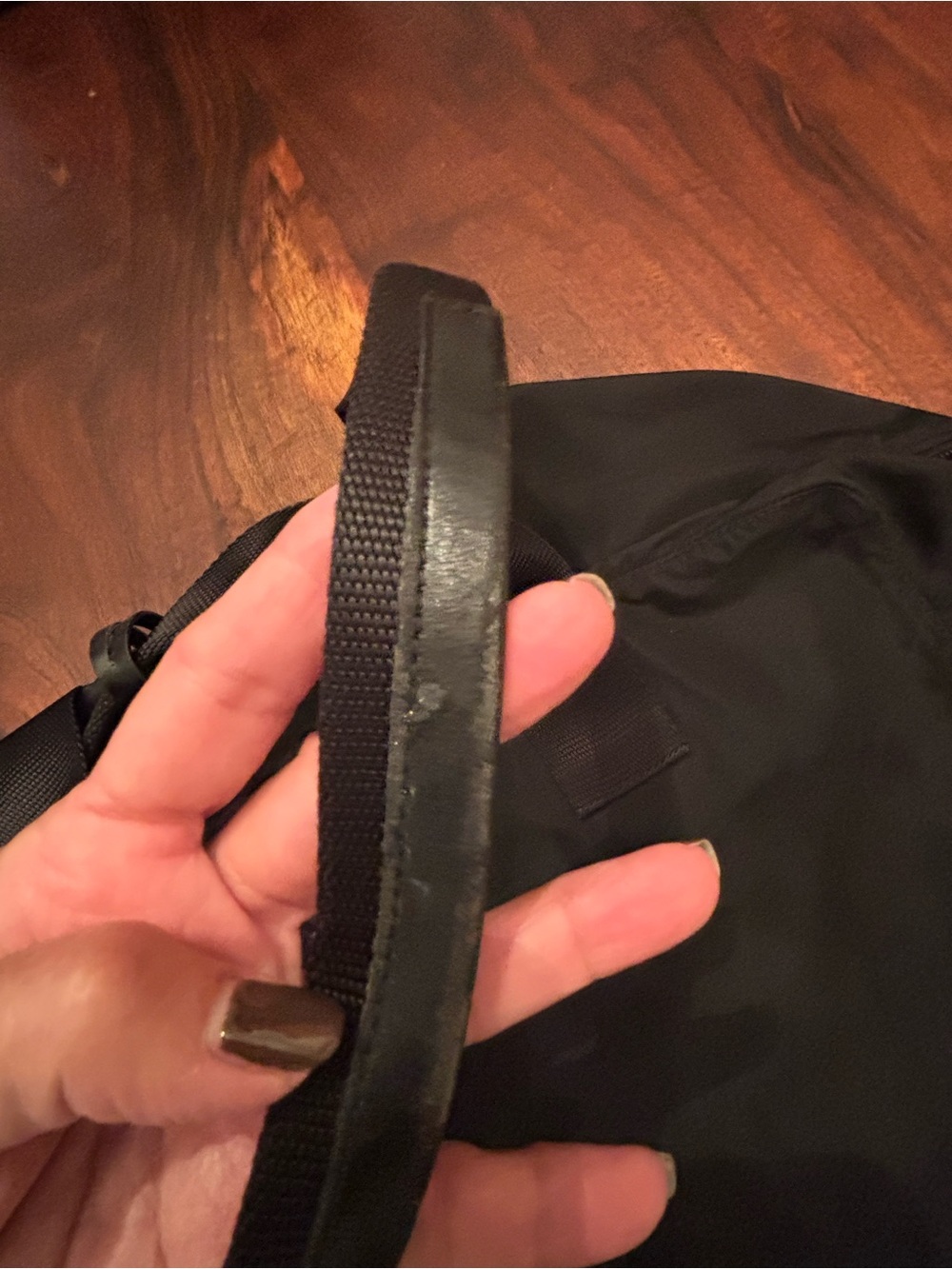 Prada Black Nylon Satchel with Triangle Logo - Picture 7 of 15
